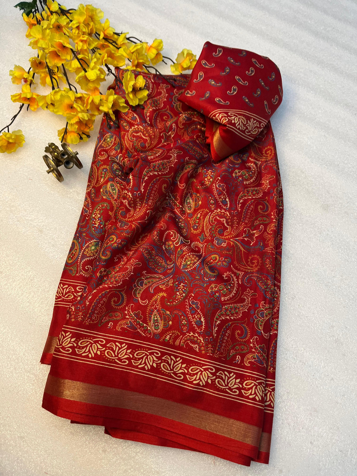 Red saree