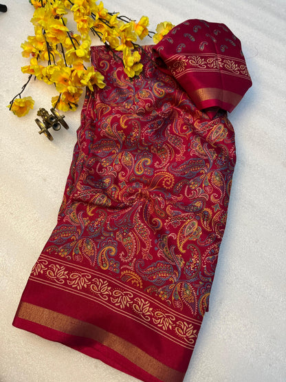 Red saree