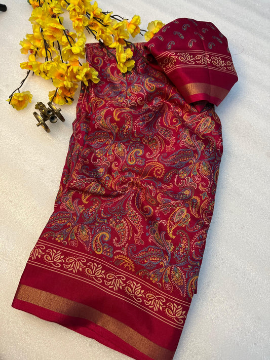 Red saree